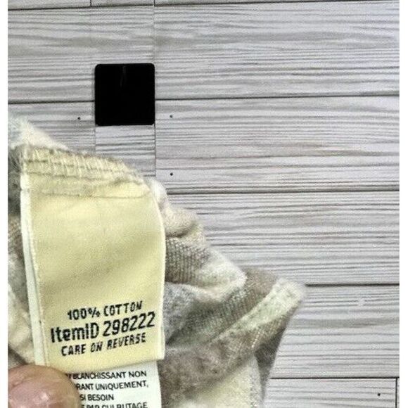 L.L. Bean Women's Whisper Weight Henley Collar Flannel Tan‎ Plaid Sz "XL" - Picture 5 of 9